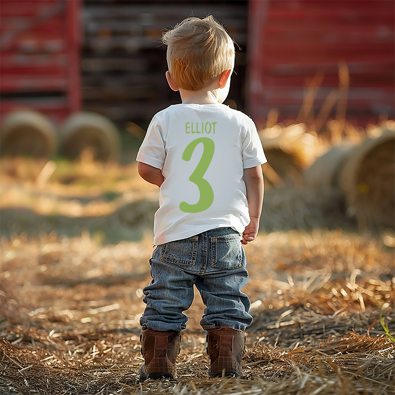 Personalized Kid Safari Birthday Cozy T-Shirt| Cloth1445