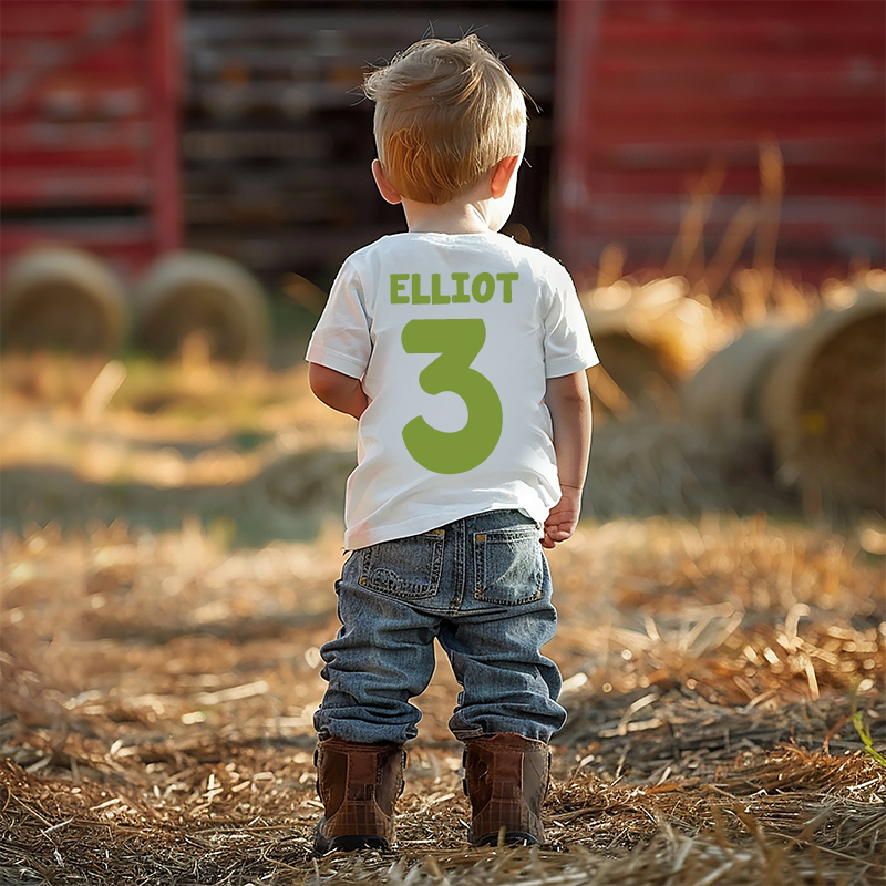 Personalized Kid Safari Birthday Cozy T-Shirt| Cloth1446