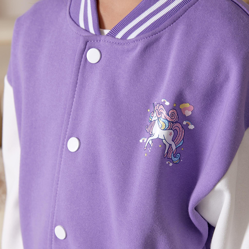 Personalized Unicorn Kids Baseball Jacket| Cloth198