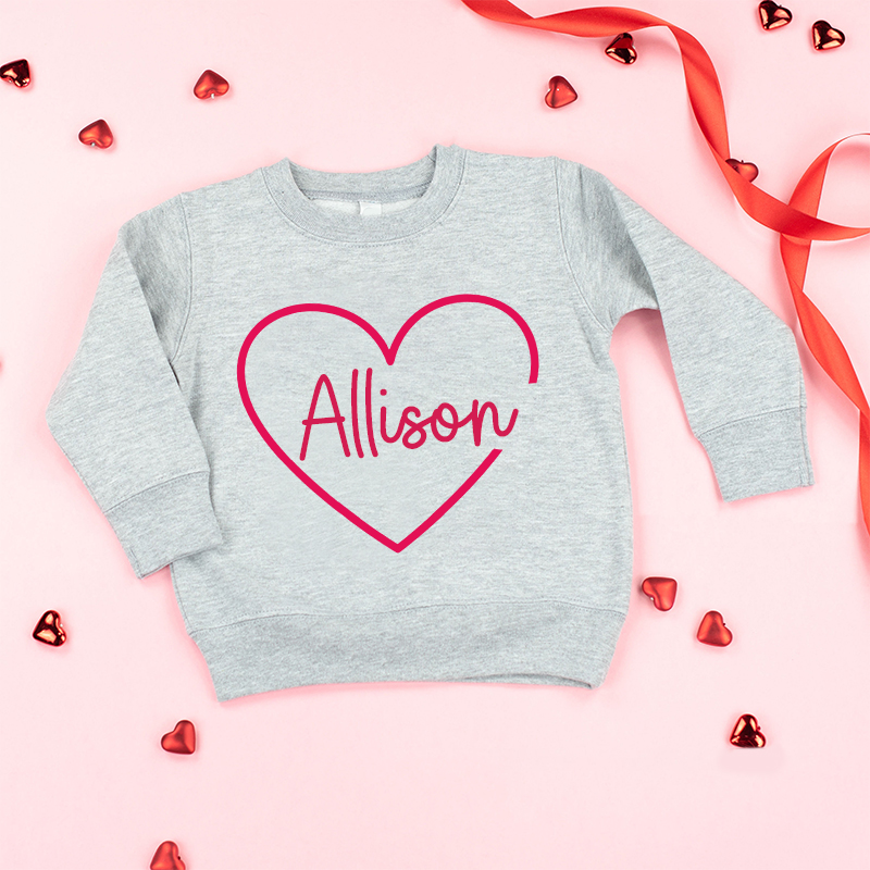 Personalized Girl Valentine Sweatshirt| Cloth213