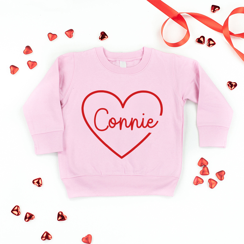 Personalized Girl Valentine Sweatshirt| Cloth213