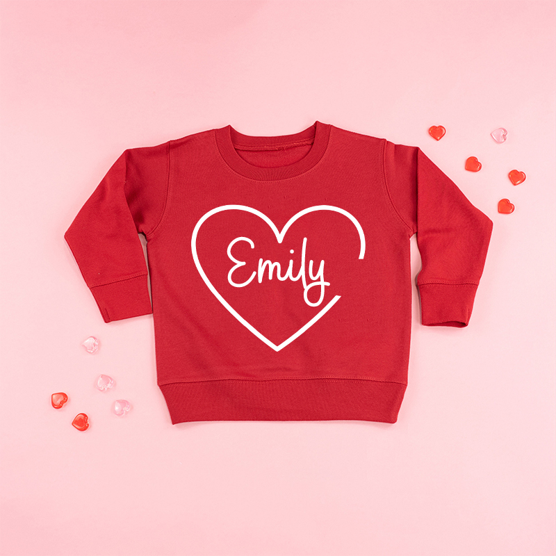 Personalized Girl Valentine Sweatshirt| Cloth213