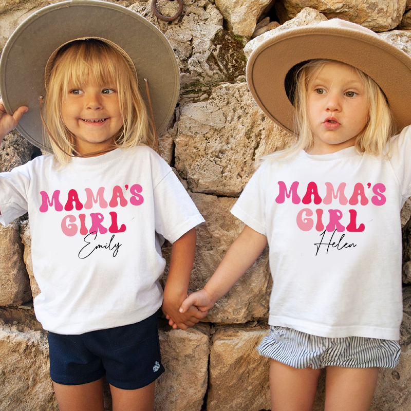 Personalized Mama's Girl T-Shirt| Cloth1439