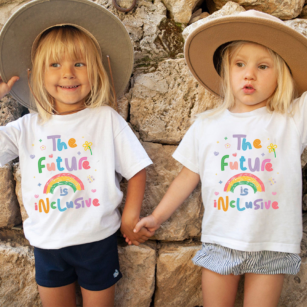Personalized Kid Future is Inclusive T-Shirt| Cloth1477