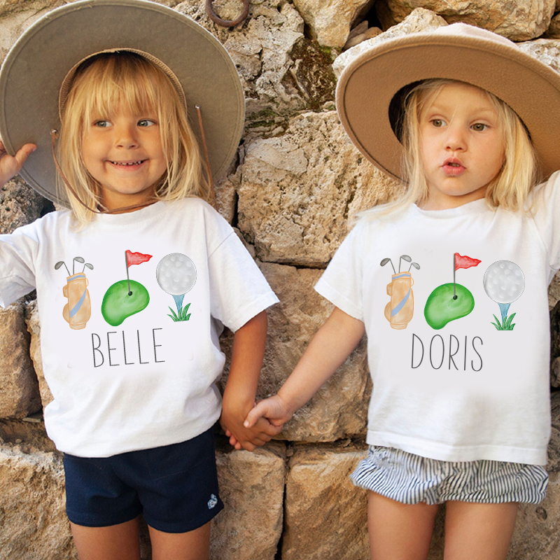 Personalized Kid Future Golfer Name T-Shirt| Cloth1433