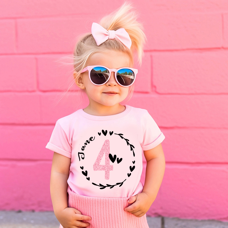 Personalized Girl Birthday Party T-Shirt| Cloth1449