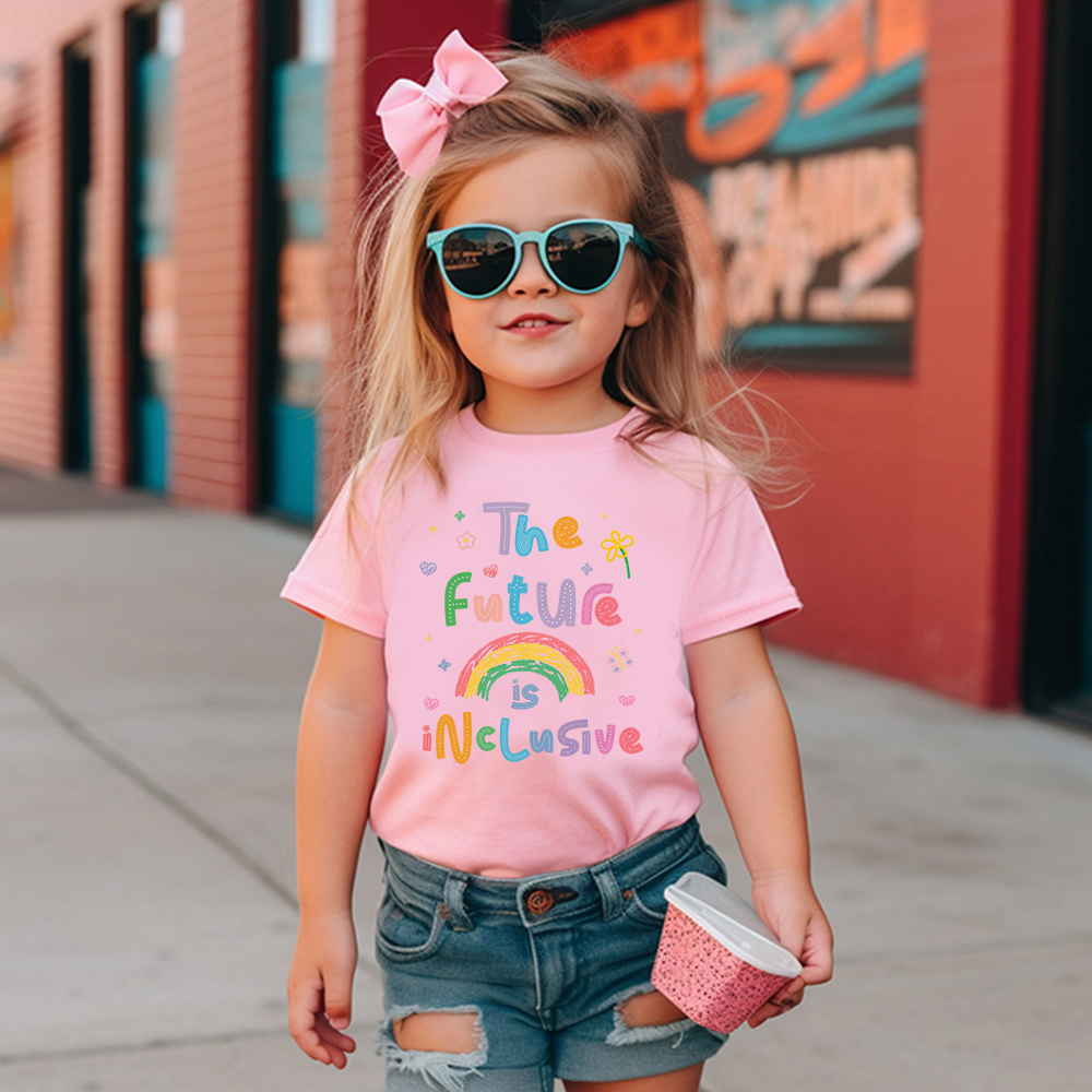Personalized Kid Future is Inclusive T-Shirt| Cloth1477