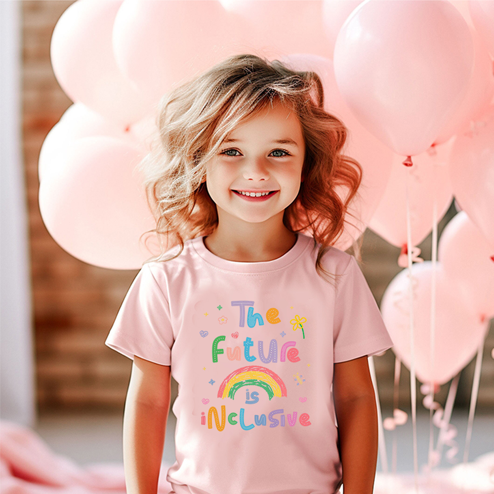 Personalized Kid Future is Inclusive T-Shirt| Cloth1477