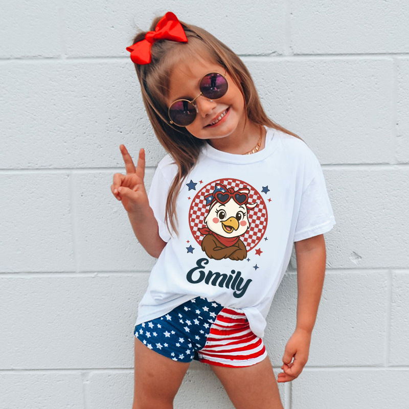 Personalized Kid 4th Of July Independence T-Shirt| Cloth1457