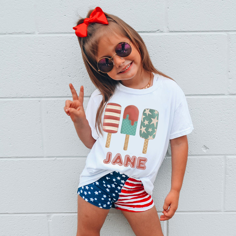 Personalized Kid 4th Of July Independence T-Shirt| Cloth1459