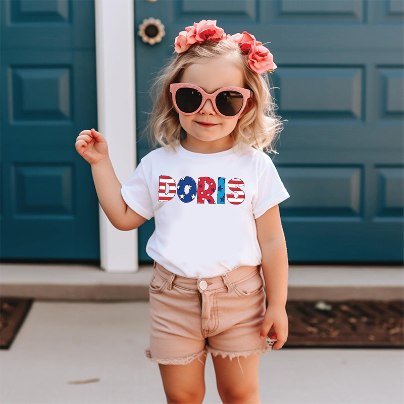 Personalized Kid 4th Of July Independence T-Shirt| Cloth1462
