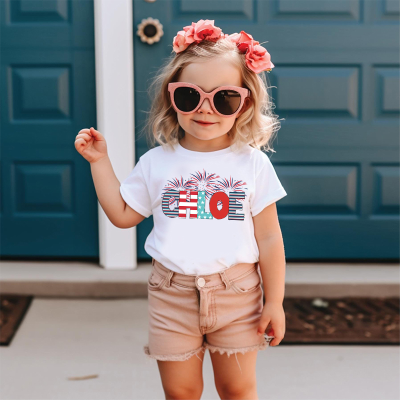 Personalized Kid 4th Of July Independence T-Shirt| Cloth1466