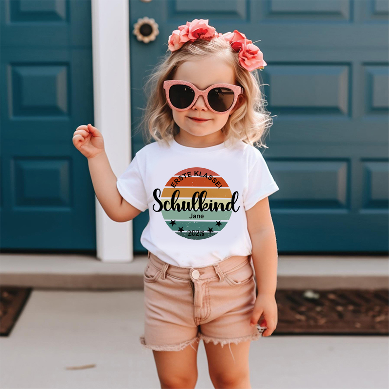 Personalized Kids Back To School T-Shirt| Cloth1484