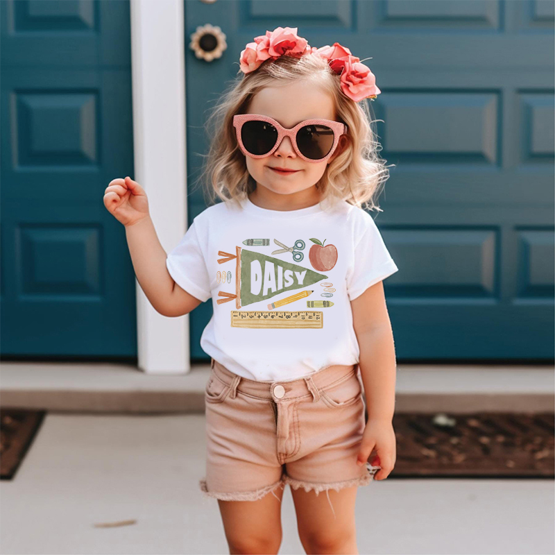 Personalized Kids Back To School T-Shirt| Cloth1485