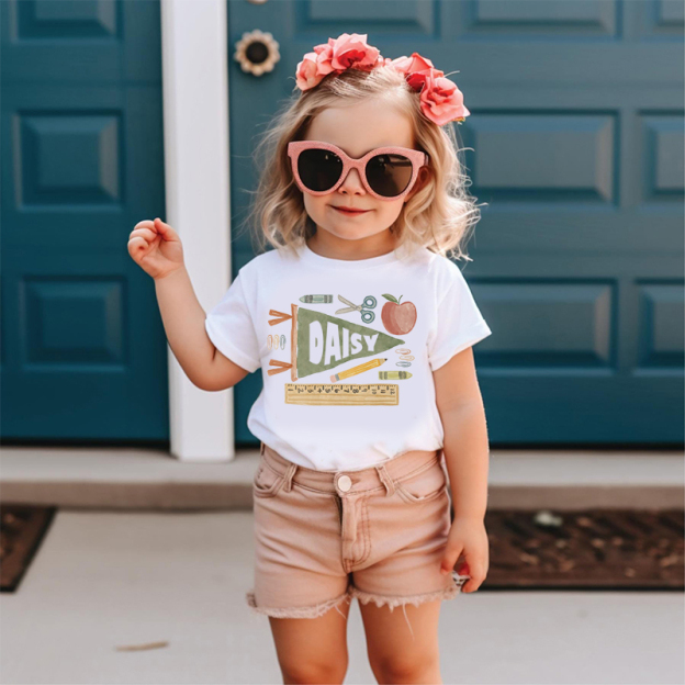 Personalized Kids Back To School T-Shirt| Cloth1485