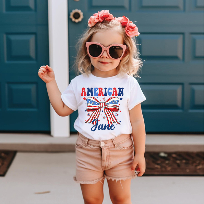 Personalized Kid 4th Of July Independence T-Shirt| Cloth1455