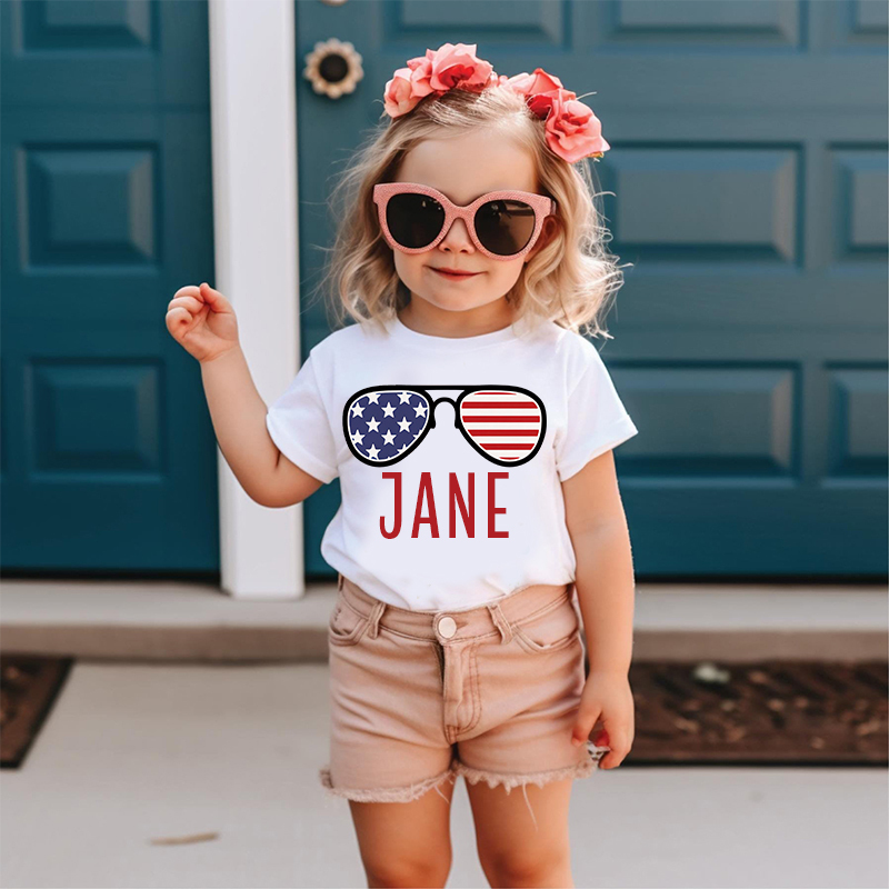 Personalized Kid 4th Of July Independence T-Shirt| Cloth1454