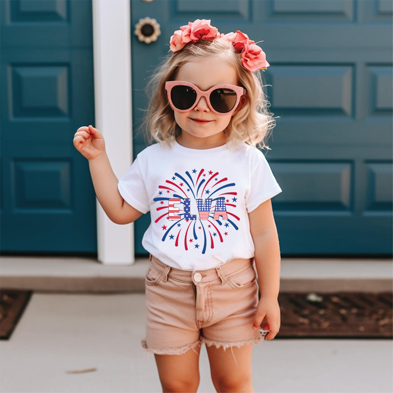 Personalized Kid 4th Of July Independence T-Shirt| Cloth1460