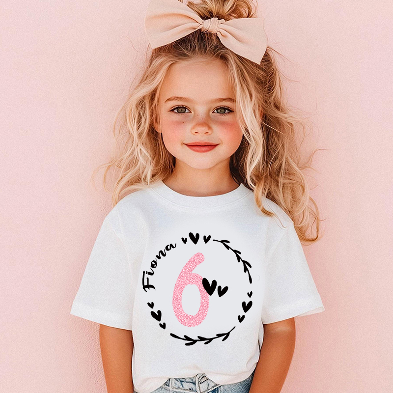 Personalized Girl Birthday Party T-Shirt| Cloth1449