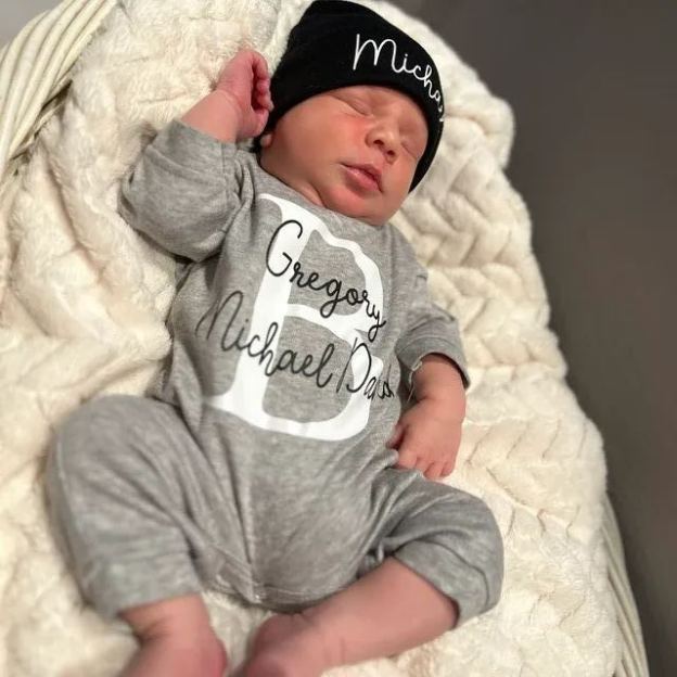 Personalized Baby Newborn Going Home Sets| BBCloth01