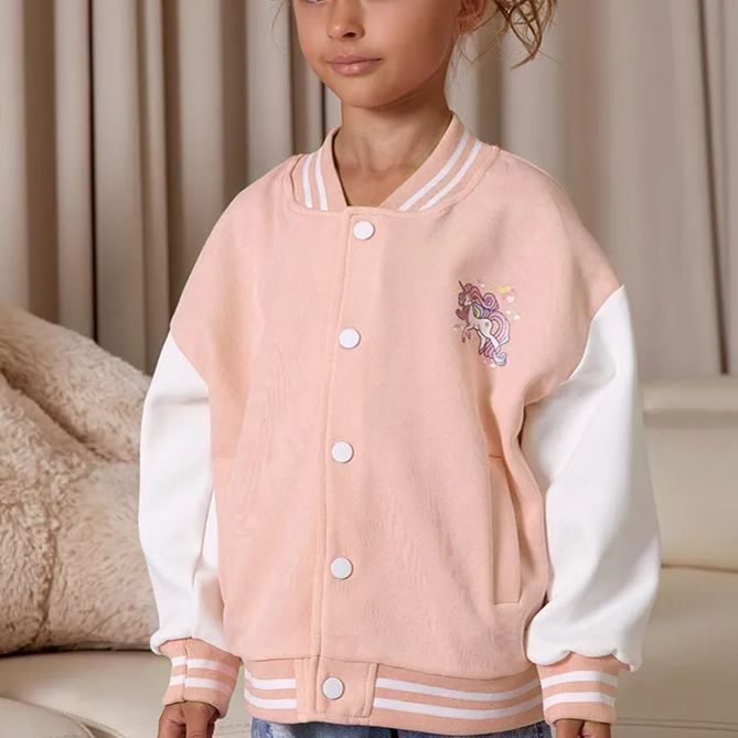 Personalized Unicorn Kids Baseball Jacket| Cloth198