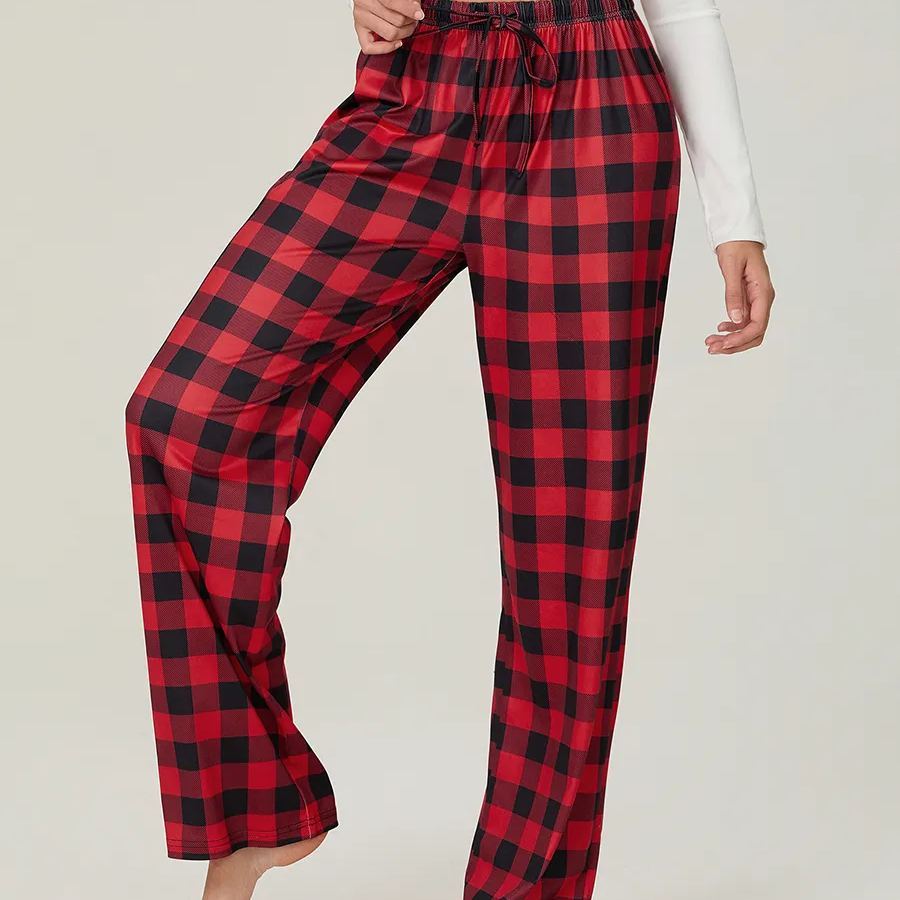 Christmas Plaid Pajama Pants| Match05