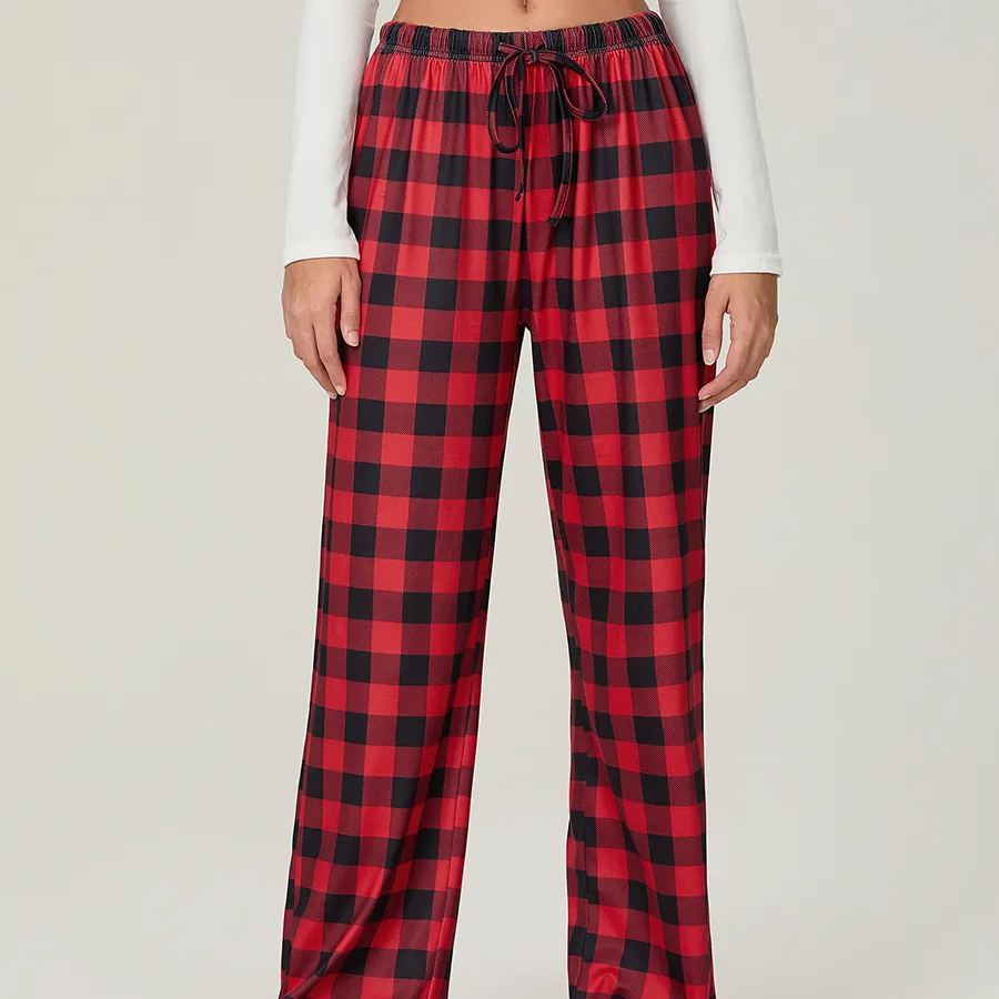 Christmas Plaid Pajama Pants| Match05