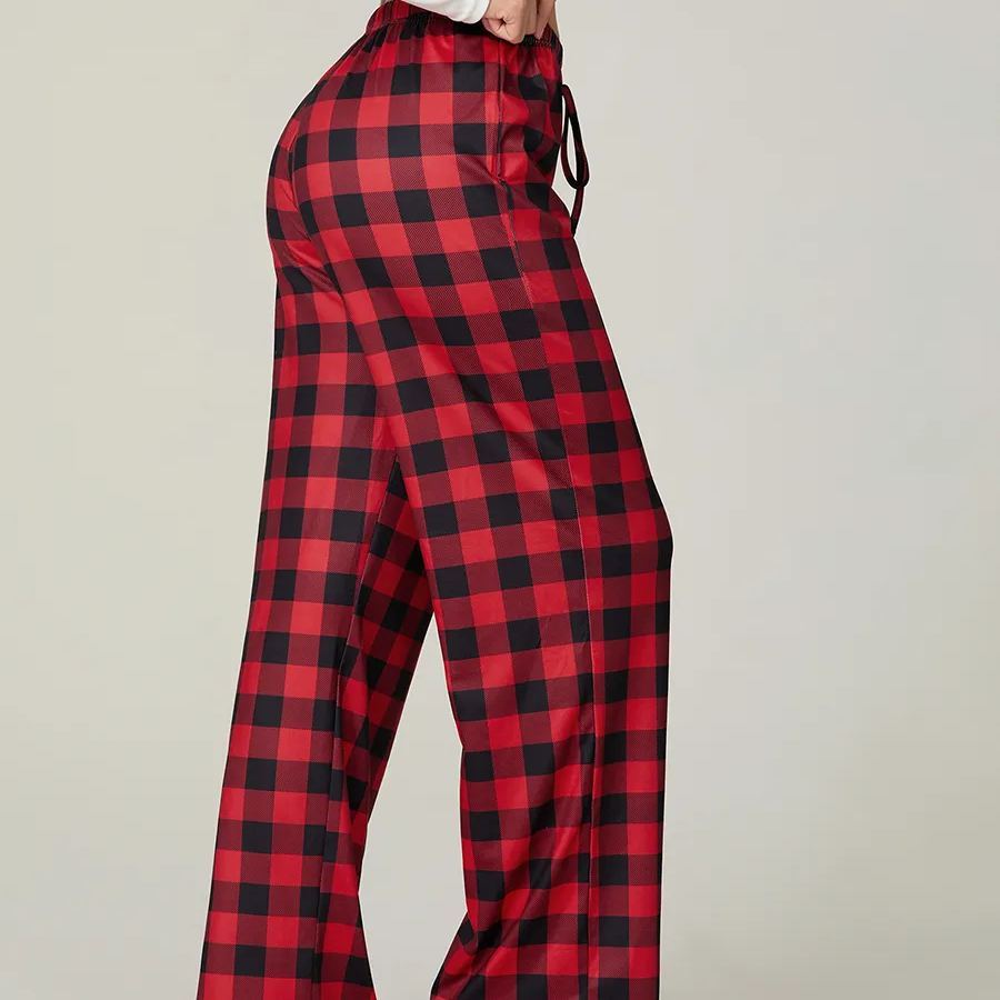 Christmas Plaid Pajama Pants| Match05