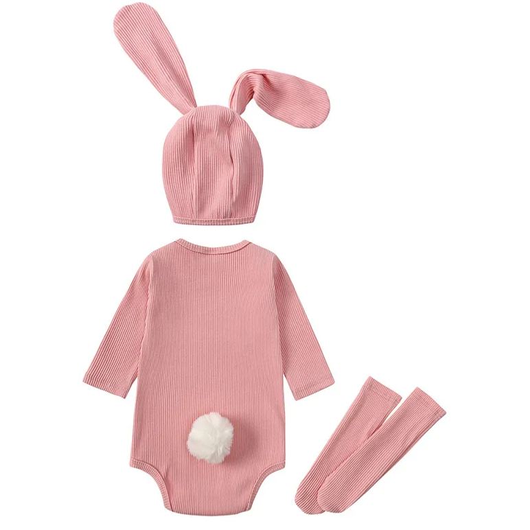 Personalized Kids Embroidered Rabbit Romper| Cloth37