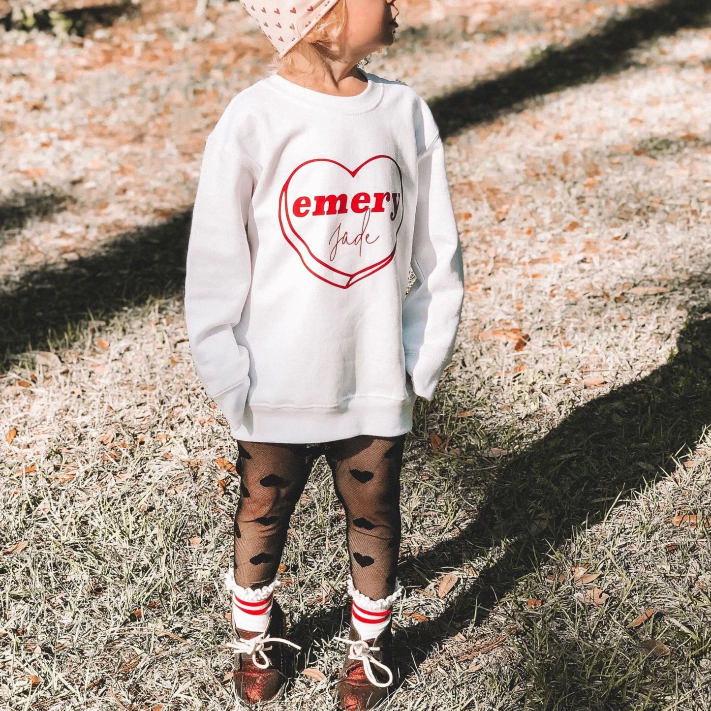 Personalized Girl Valentine's Day Sweatshirt| Cloth214