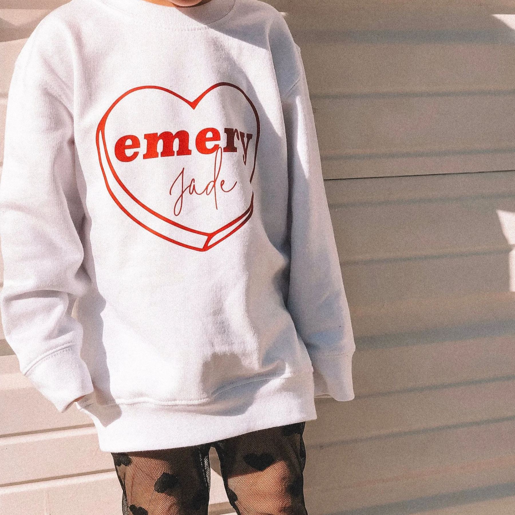 Personalized Girl Valentine's Day Sweatshirt| Cloth214