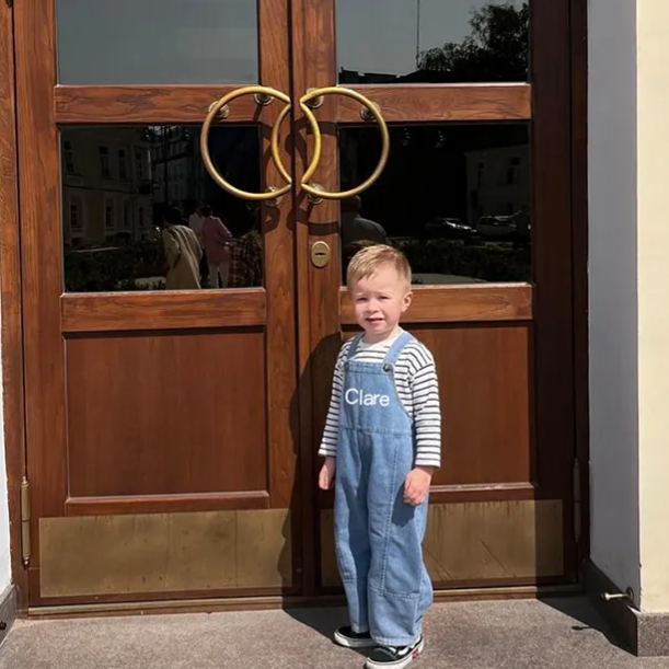 Personalized Kids Oversized Denim Loose Overalls| Pants07