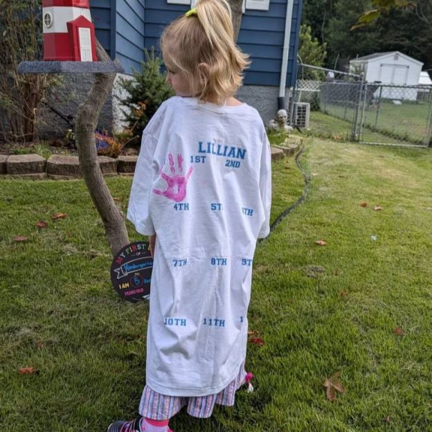 Personalized Kids Class Of 2038 Handprint Graduation Shirt| Cloth181