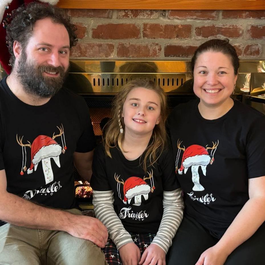 Personalized Family Christmas Monogrammed Name T-Shirt| Match04