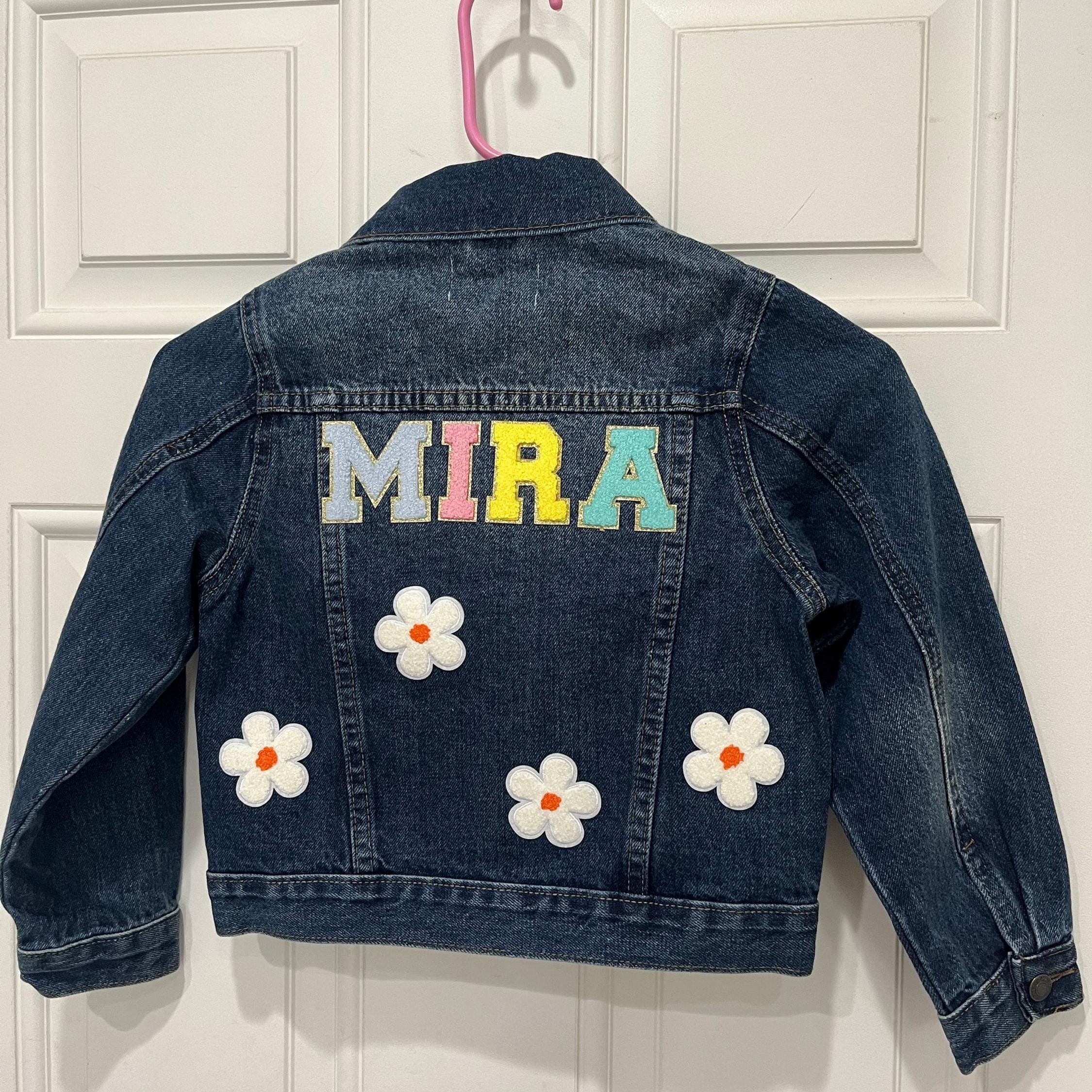 Personalized Kids Hand Patch Denim Jacket| Cloth234