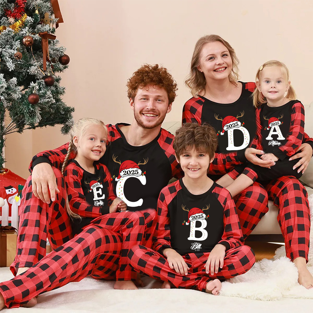 Personalized Family Christmas Pajamas Set| Match06