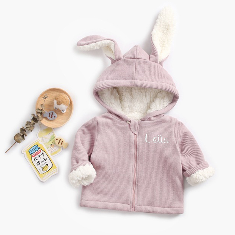 Personalized Kids Bunny Jacket| Cloth68