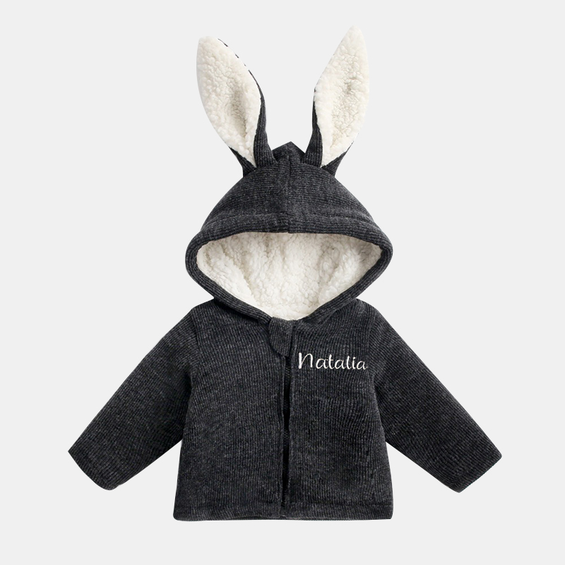 Personalized Kids Bunny Jacket| Cloth68