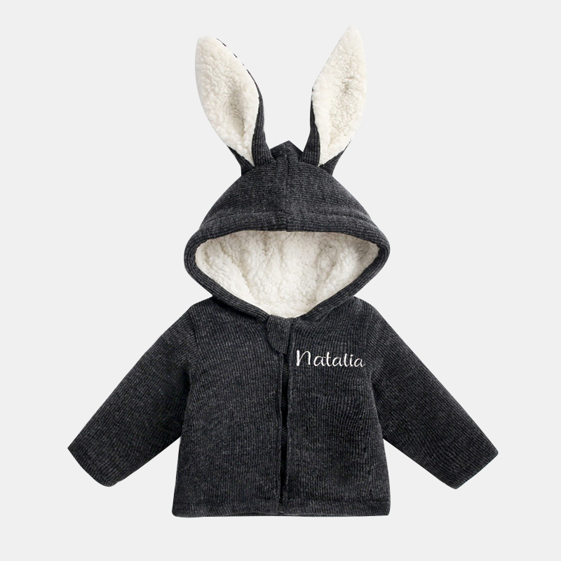 Personalized Kids Bunny Jacket| Cloth68