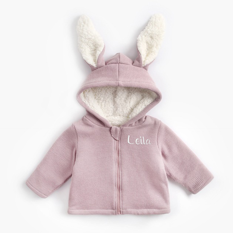 Personalized Kids Bunny Jacket| Cloth68
