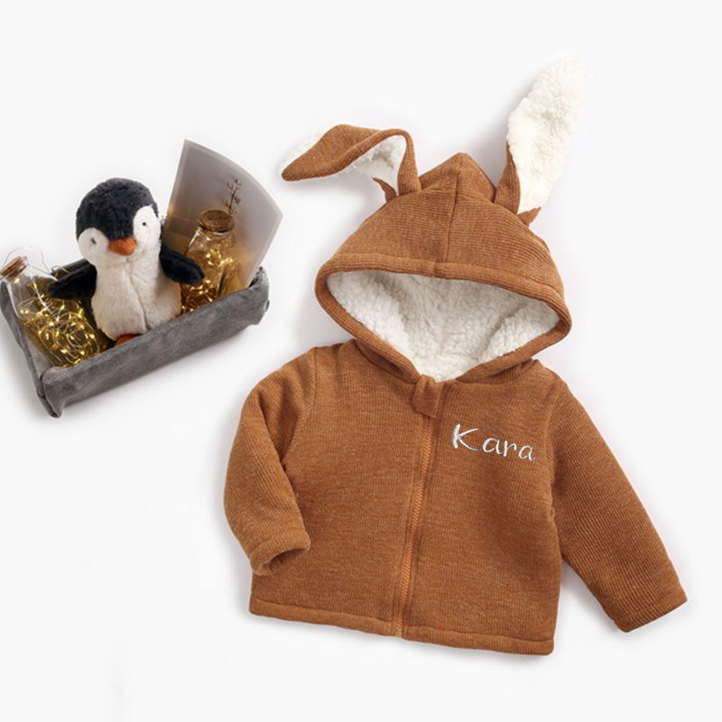 Personalized Kids Bunny Jacket| Cloth68