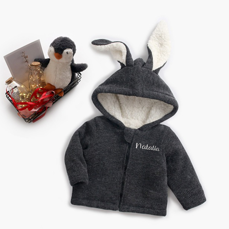Personalized Kids Bunny Jacket| Cloth68