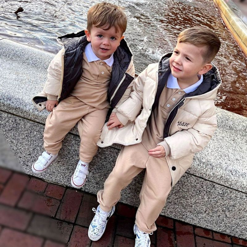 Personalized Kids Winter Thicken Warm Embroidered Long Jackets| Cloth199