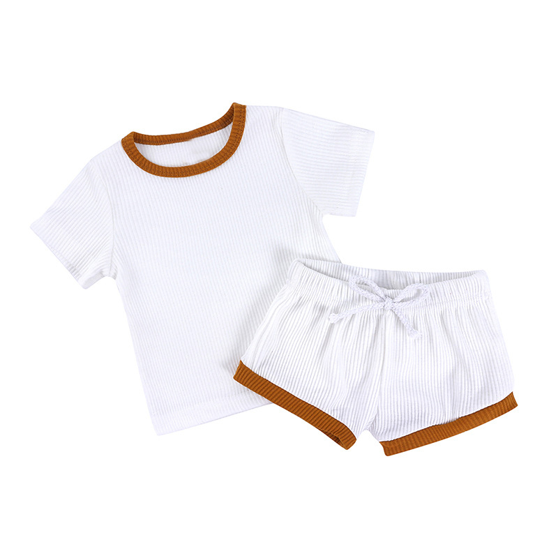 Personalized Kids Embroidered Summer Shorts Set| Cloth174