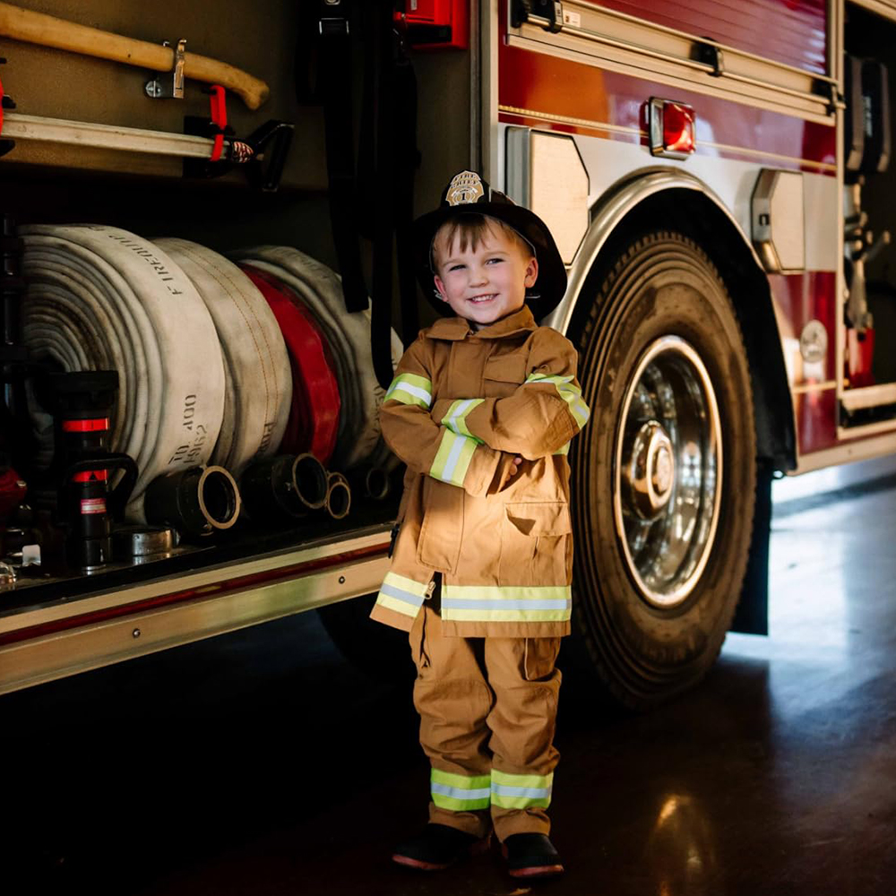 PersonalizedKids Halloween Firefighter Costume Outfits| Cloth239