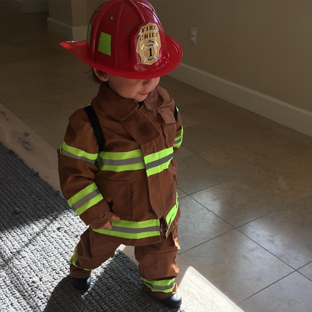 PersonalizedKids Halloween Firefighter Costume Outfits| Cloth239