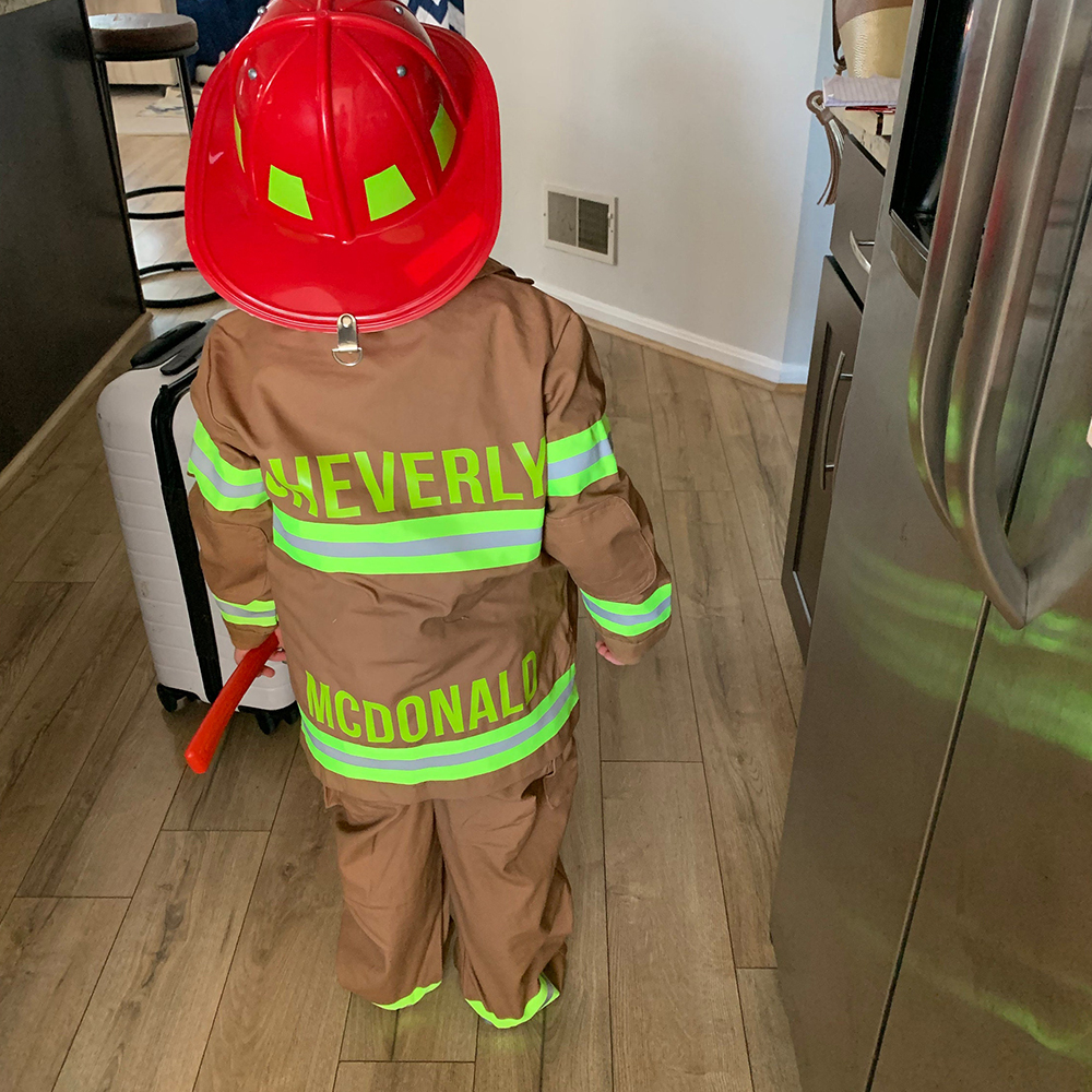 PersonalizedKids Halloween Firefighter Costume Outfits| Cloth239