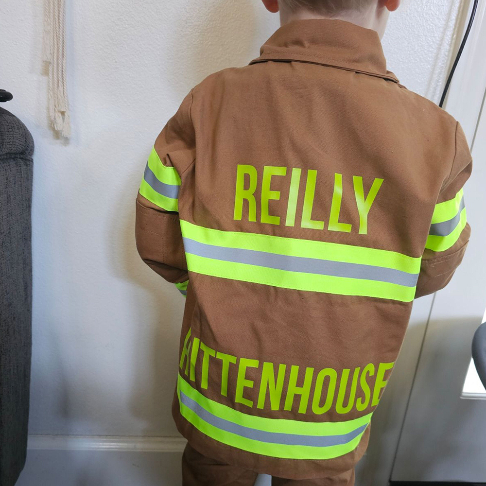 PersonalizedKids Halloween Firefighter Costume Outfits| Cloth239