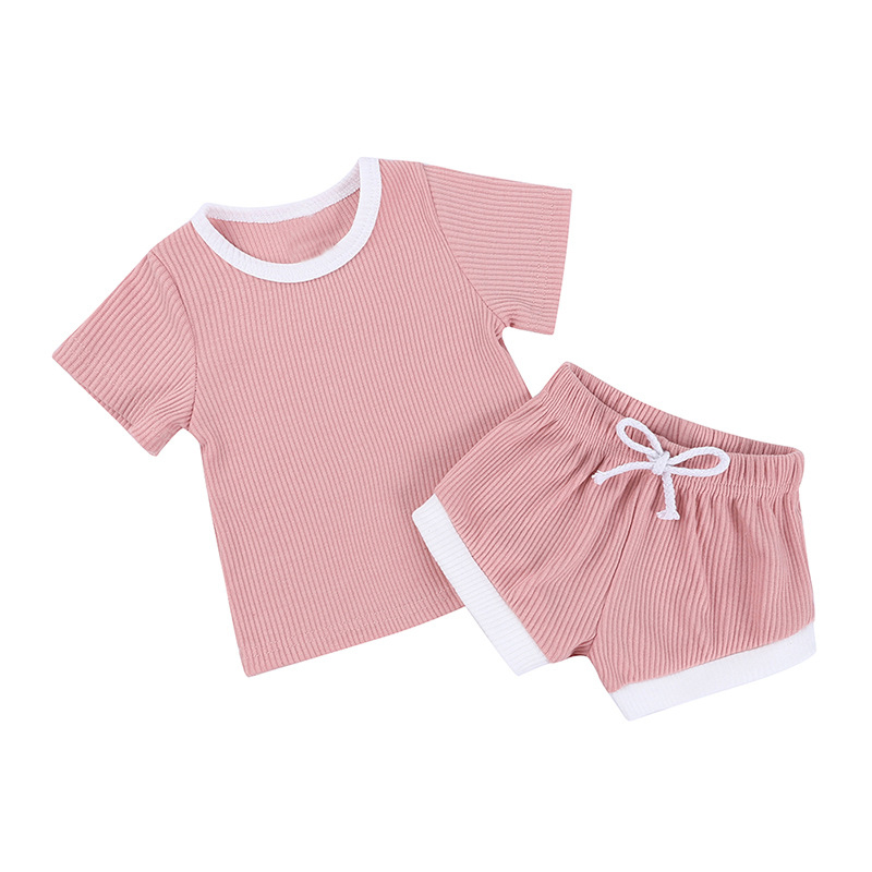 Personalized Kids Embroidered Summer Shorts Set| Cloth174