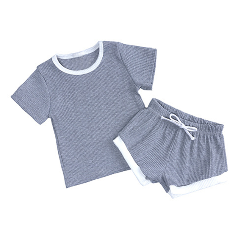 Personalized Kids Embroidered Summer Shorts Set| Cloth174
